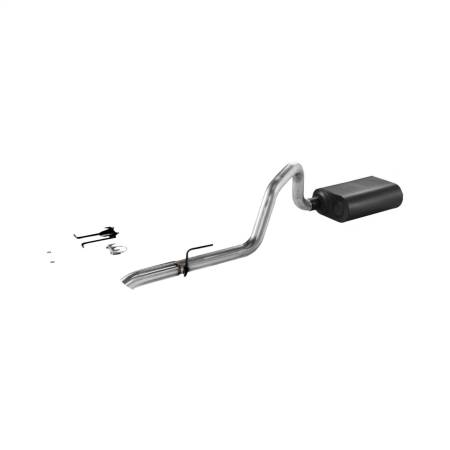 Flowmaster - Flowmaster 91-96 Wrangler Yj Force II Cat-Back Exhaust System - Single Rear Exit