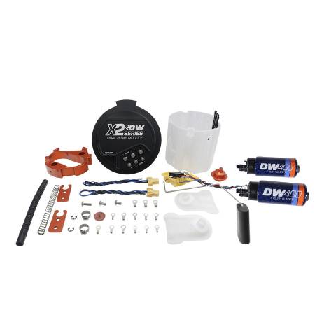 DeatschWerks - DeatschWerks 2006+ Hemi X2 Series Fuel Pump Module w/ Dual DW400 Pumps