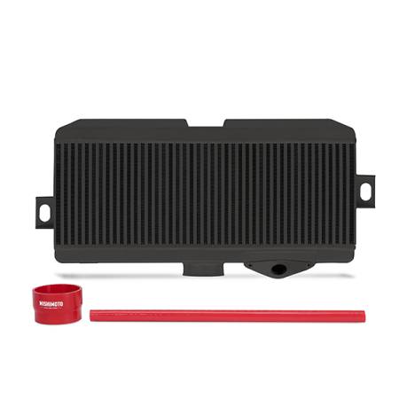 Mishimoto - Mishimoto Subaru 08-15 WRX STi Top-Mount Intercooler Kit - Powder Coated Black & Red Hoses