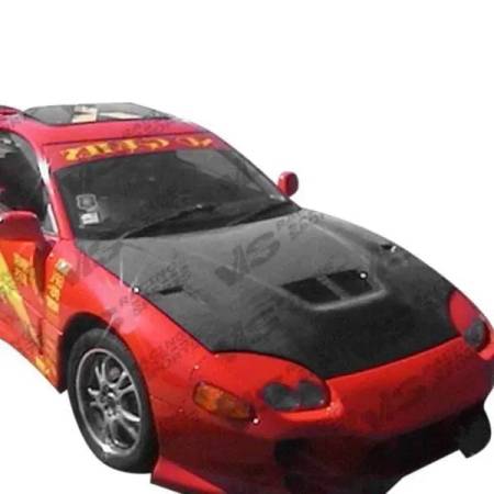 VIS Racing - VIS Racing Carbon Fiber Hood EVO II Style for Mitsubishi 3000GT 2DR 91-93