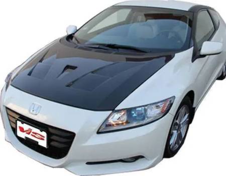 VIS Racing - VIS Racing Carbon Fiber Hood AMS Style for Honda CR-Z Hatchback 11-16