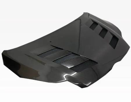 VIS Racing - VIS Racing Carbon Fiber Hood AMS Style for Ford Focus 2DR & 4DR 12-14