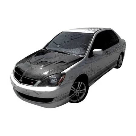 VIS Racing - VIS Racing Carbon Fiber Hood EVO Style for Mitsubishi Lancer 4DR 04-07