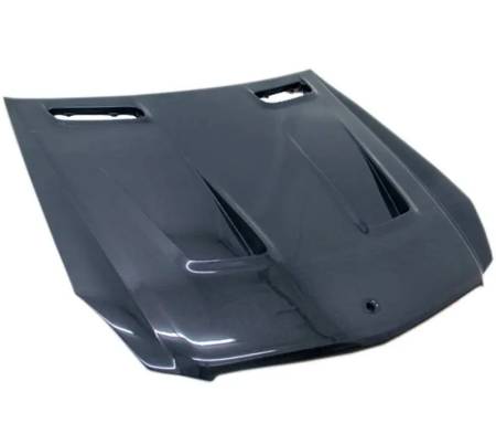 VIS Racing - VIS Racing Carbon Fiber Hood BLK Series Style for Mercedes SL 2DR 03-12