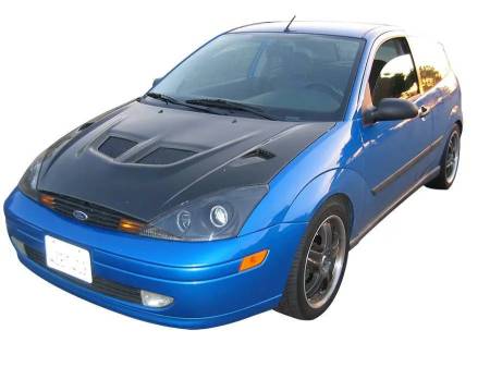 VIS Racing - VIS Racing Carbon Fiber Hood EVO Style for Ford Focus 2DR & 4DR 00-04