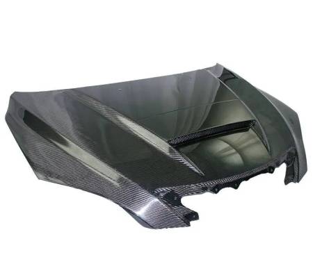 VIS Racing - VIS Racing Carbon Fiber Hood M Speed Style for Mazda 3 Hatchback 04-09