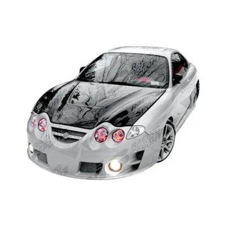 VIS Racing - VIS Racing Carbon Fiber Hood Invader Style for Hyundai Tiburon 2DR 00-02