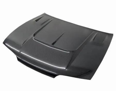 VIS Racing - VIS Racing Carbon Fiber Hood Drift 2 Style for Nissan 240SX 2DR 95-96