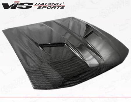 VIS Racing - VIS Racing Carbon Fiber Hood Stalker 2 Style for Ford MUSTANG 2DR 99-04