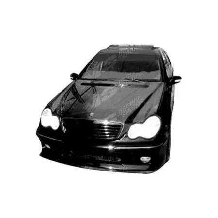 VIS Racing - VIS Racing Carbon Fiber Hood OEM Style for Mercedes C-Class 4DR 01-07