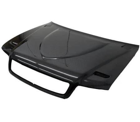 VIS Racing - VIS Racing Carbon Fiber Hood Euro R Style for AUDI A4 4DR 96-01