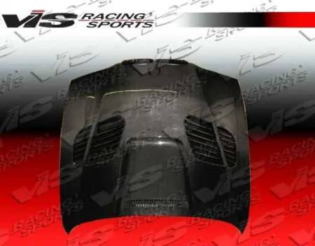 VIS Racing - VIS Racing Carbon Fiber Hood GTR Style for BMW 5 SERIES(E39) 4DR 97-03