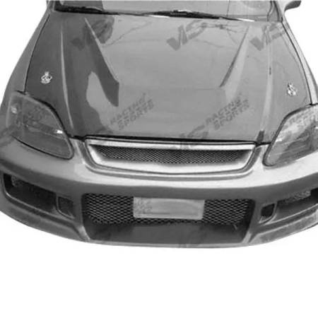 VIS Racing - VIS Racing Carbon Fiber Hood Invader Style for Volkswagen Golf 3 2DR & 4DR 93-98