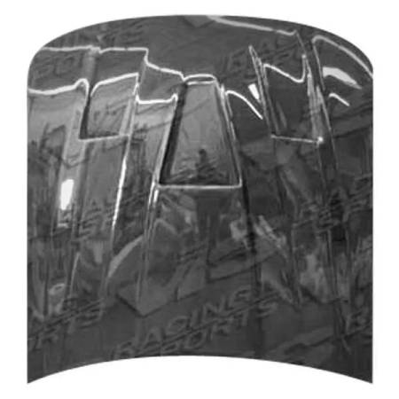 VIS Racing - VIS Racing Carbon Fiber Hood Mach 3 Style for Ford MUSTANG 2DR 94-98