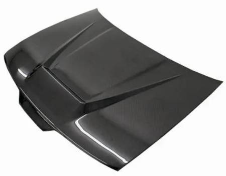 VIS Racing - VIS Racing Carbon Fiber Hood Invader Style for Acura Integra 2DR & 4DR 90-93