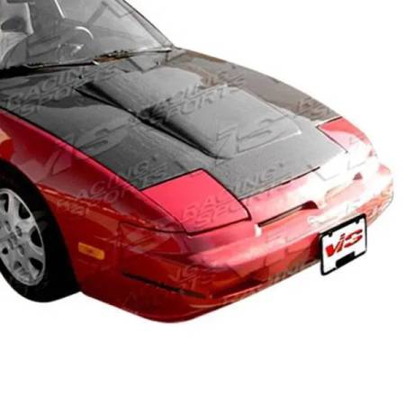 VIS Racing - VIS Racing Carbon Fiber Hood Techno R Style for Nissan 240SX 2DR/Hatchback 89-94
