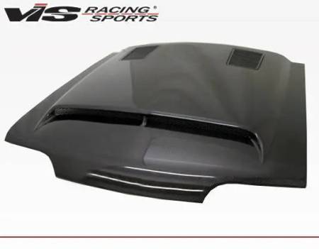 VIS Racing - VIS Racing Carbon Fiber Hood GT 500 Style for Ford MUSTANG 2DR 87-93