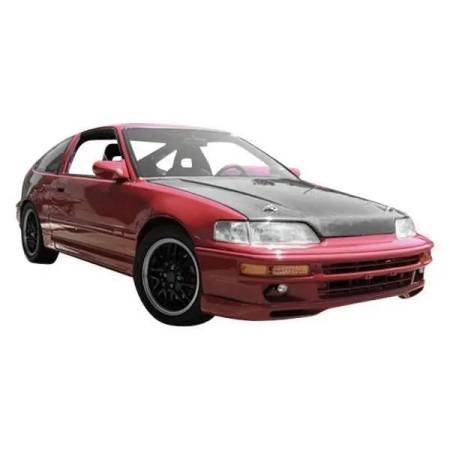 VIS Racing - VIS Racing Carbon Fiber Hood US (SIR) Style for Honda CRX Hatchback 88-91