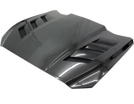 VIS Racing - VIS Racing Carbon Fiber Hood AMS Style for Ford MUSTANG 2DR 15-17