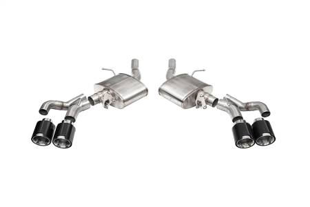 CORSA Performance - Corsa 22-25 Cadillac CT5-V Blackwing 3in Axle-Back - Act. Exh. - Dual Rear Exit - Twin 4.5inCF Tips