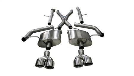 CORSA Performance - Corsa 18-21 Jeep Grand Cherokee TrackHawk 6.2L Xtreme Cat-Back Dual Rear Exit w/4.5in Polished Tips