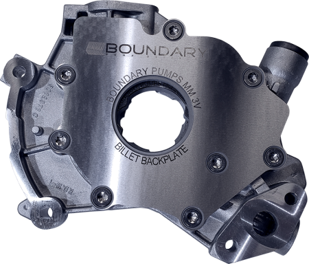 Boundary Racing Pumps - Boundary 99-15 Ford Modular Motor (All Types) V8 Oil Pump Assembly w/Billet Back Plate