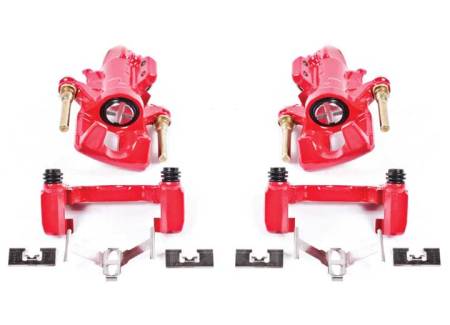 Power Stop - PowerStop 94-01 Acura Integra Rear Red Calipers w/Brackets - Pair