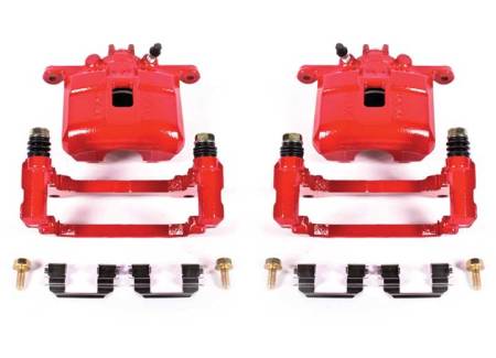 Power Stop - PowerStop 02-06 Acura RSX Front Red Calipers w/Brackets - Pair