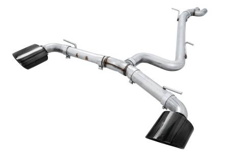 AWE Tuning - AWE 17-19 Audi RS3 8V Track Edition Exhaust - Diamond Black Tips RS-Style Tips