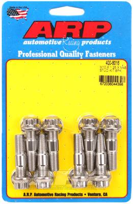 ARP - ARP M10 X 1.25 X 48mm broached stud kit 8pcs 400-8016