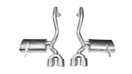 CORSA Performance - Corsa 1997-2004 Chevrolet Corvette C5 Z06 5.7L V8 Polished Xtreme Axle-Back Exhaust