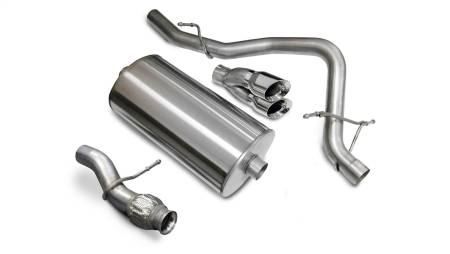 CORSA Performance - Corsa 2009-2014 Chevrolet Tahoe 5.3L V8 Polished Sport Cat-Back Exhaust