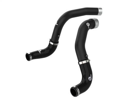 aFe Power (Advanced FLOW Engineering) - aFe BladeRunner Black 3in Intercooler Hot & Cold Side Pipe Kit 20-21 Jeep Wrangler V6-3.0L (td)