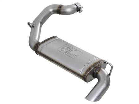 aFe Power (Advanced FLOW Engineering) - aFe MACH Force-Xp Hi-Tuck 3in 409 SS 18-20 Jeep Wrangler JL 2.0/3.6 Axle-Back Exhaust