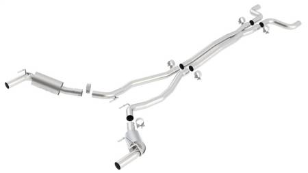 Borla - Borla 10-13 Chevy Camaro SS 6.2L V8 ATAK Catback Exhaust Incl. X Pipe works w/GFX Package