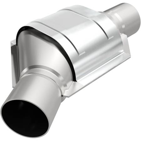 MagnaFlow Exhaust Products - MagnaFlow Converter Universal 2.25 Angled Inlet OEM