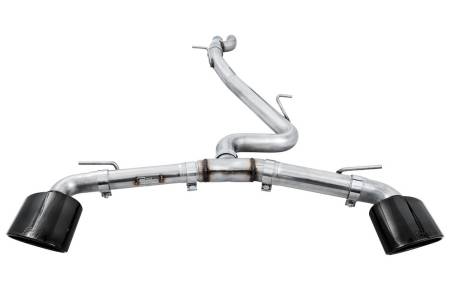 AWE Tuning - AWE 18-19 Audi TT RS 8S/RK3 2.5L Turbo Track Edition Exhaust - Diamond Black RS-Style Tips
