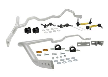 Whiteline - Whiteline 03-06 Mitsubishi Lancer EVO / 05-06 EVO MR/RS Front & Rear Sway Bar Kit w/26mm Rear