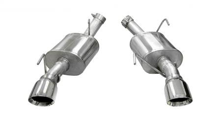 CORSA Performance - Corsa 2005-2010 Ford Mustang Shelby GT500 5.4L V8 Polished Xtreme Axle-Back Exhaust