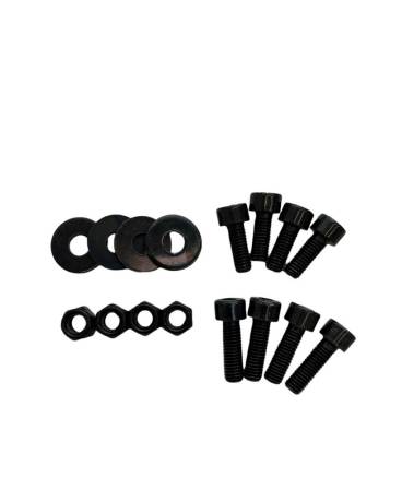 Sparco - Sparco Seat Hardware Spacer Kit Bottom Mount - Black Zinc