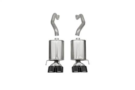 CORSA Performance - Corsa 2009-2013 Chevrolet Corvette (C6) 6.2L Black Xtreme Axle-Back Exhaust w/4.5in Tips