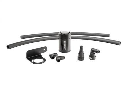 CORSA Performance - Corsa 2015-2025 Ford F-150 5.0L V8 (Auto) Aluminum Oil Catch Can w/Mounting Bracket