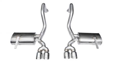 CORSA Performance - Corsa 1997-2004 Chevrolet Corvette C5 Z06 5.7L V8 Polished Xtreme Axle-Back Exhaust