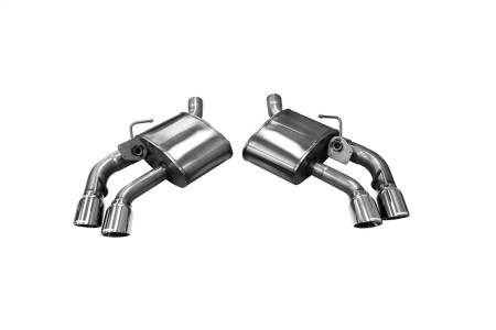 CORSA Performance - Corsa 16-24 Chevrolet Camaro SS/ZL1 6.2L V8 Polished Xtreme Axle-Back Exhaust (w/ Factory NPP Valve)