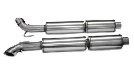 CORSA Performance - Corsa 2003-06 Dodge Viper 8.3L Polished Sport Cat-Back Exhaust (2.5in Inlet for Use w/ Stock Conv.)