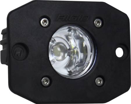Rigid Industries - RIGID Ignite LED Light, Flood Beam Pattern, Flush Mount, Black Housing, Single