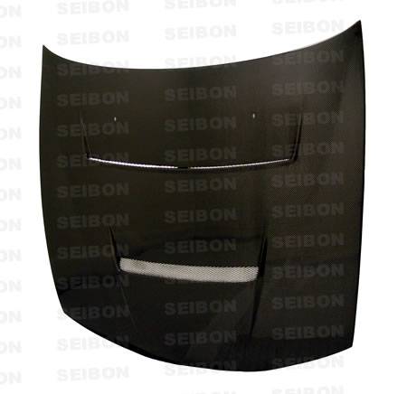 Seibon Carbon - Seibon 97-98 Nissan 240SX/Silvia DV-Style Carbon Fiber Hood