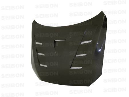 Seibon Carbon - Seibon 08-12 Mitsubishi Evo X TS-style Carbon Fiber Hood