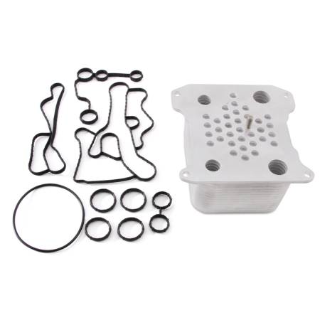 Mishimoto - Mishimoto 08-10 Ford 6.4L Powerstroke Replacement Oil Cooler Kit