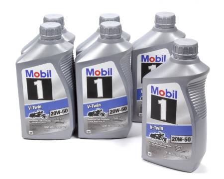 Mobil 1 - Mobil 1 20w50 V-Twin Oil Case 6x1 Qt Motorcycle